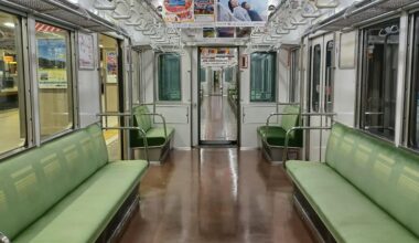 Last Train out from Asukasa to Kita-Senju (TOBU Skytree line)