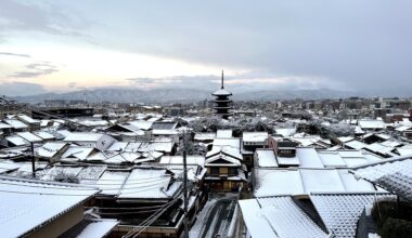 Kyoto after the snow