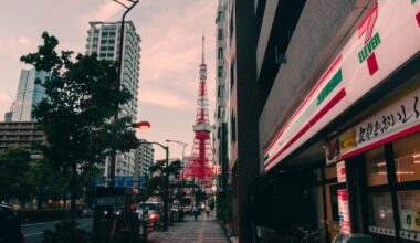 Walk to Tokyo Tower