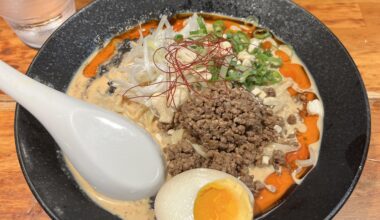 The best part about summer in Japan is chilled tantanmen