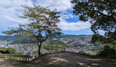 A tea table I found on the way up a mountain in Nagasaki