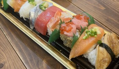 7.50USD Supermarket Sushi in Tokyo