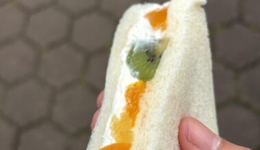 The best sandwich from 7/11 (they were out of the egg sandwich :( unfortunately)