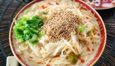 Miso Sesame Somen Noodles