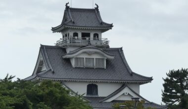 Castle in Maibara Japan.