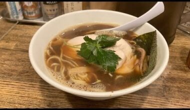 Dried Squid and Sardine Ramen at Shinbashi Matoi