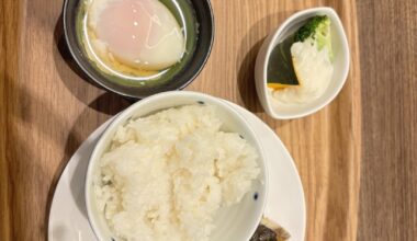 Breakfast and Dinner in a suburb of Chiba