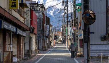 Shimoyoshida has some incredible views of FujiSan. The streets create artful frames that beg to be captured.