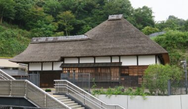 Old type Japanese Farm house now a Museum.