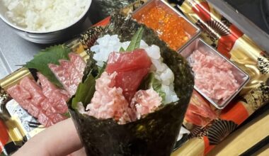 Temaki Sushi Set in Tokyo