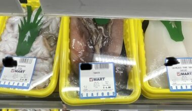 H mart Squid and octopus safe for sushi?