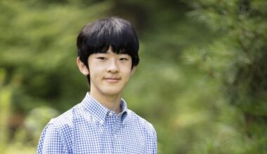 Japan's Prince Hisahito, 2nd in line to throne, turns 18, becoming first male member of Japan's imperial family to reach adulthood in around 39 years