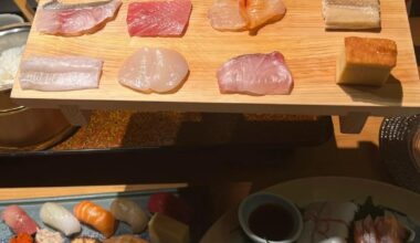 Omakase sashimi and sushi in Guangzhou