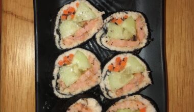 My no rice sushi I just made