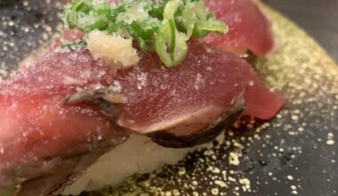 Seared bonito