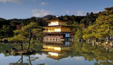 Golden temple in Kyoto