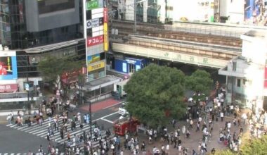 Report of man spreading gasoline and wielding knife at Shibuya station determined as fake