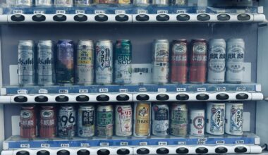 Local alcohol vending machine has a decent selection with some seasonal choices