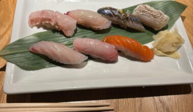 Just had about 5 new fish as nigiri that I’d never tried before