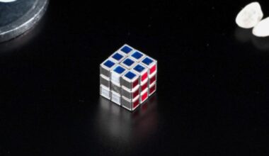 Japanese toymaker unveils world's smallest Rubik's Cube