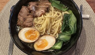 First time cooking Shoyu Ramen from scratch