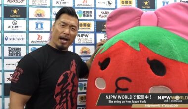 [NJPW] Shingo Takagi has the main event energy that can only come from being inspired by a giant anthropomorphic tomato!