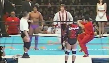 Koji Kanemoto & Minoru Tanaka vs Shinjiro Otani & Tatsuhito Takaiwa - IWGP Junior Tag Team Championship (October 11, 1999)