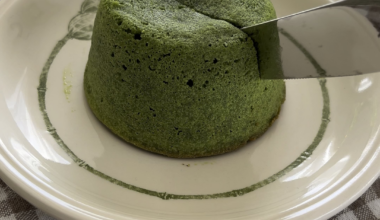 First Attempt at Matcha Lava Cake 🍵🍰