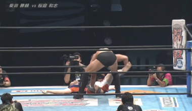 Last 5 minutes of Katsuyori Shibata vs. Kazushi Sakuraba [Dominion 2015]