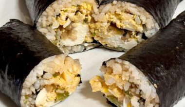 Sushi breakfast burrito, so good! 😋