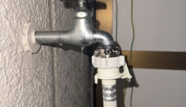 Washing machine tap leaking in rental