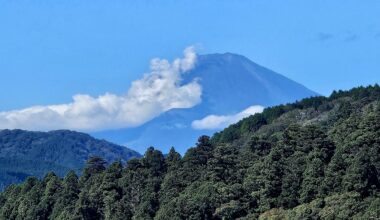 Fuji-san out to play