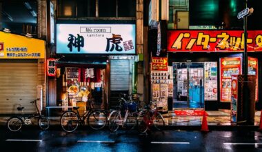 Night rain in Osaka (04.2014)