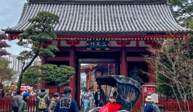 Senso-ji Nitemmon Gate, Asakusa