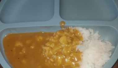 Curry and Rice for my baby (embarrassing redo)