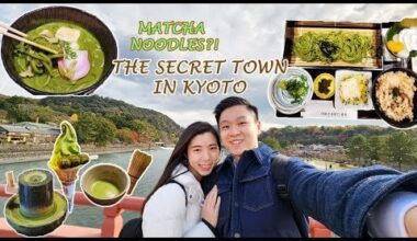 Uji, Kyoto a place for all the matcha lovers out there! 🍵