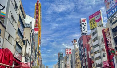 Dotonbori in the afternoons 🎡