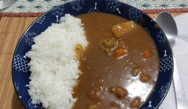 Homemade japanese curry