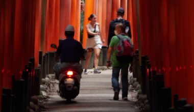 Fushimi Inari, Kyoto - an unexpected trespasser