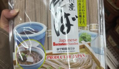 Question about buying soba