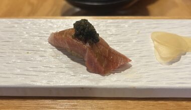 Otoro with caviar is heaven on earth