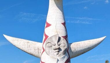 Tarō Okamoto's incredible, looming TOWER OF THE SUN, built for Expo '70 in Suita, Osaka