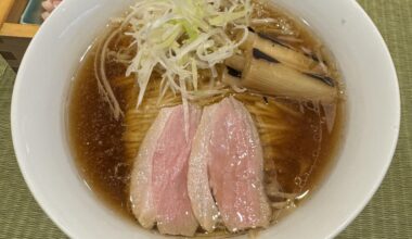 Duck Ramen from Duck And Onion near Okachimachi station.